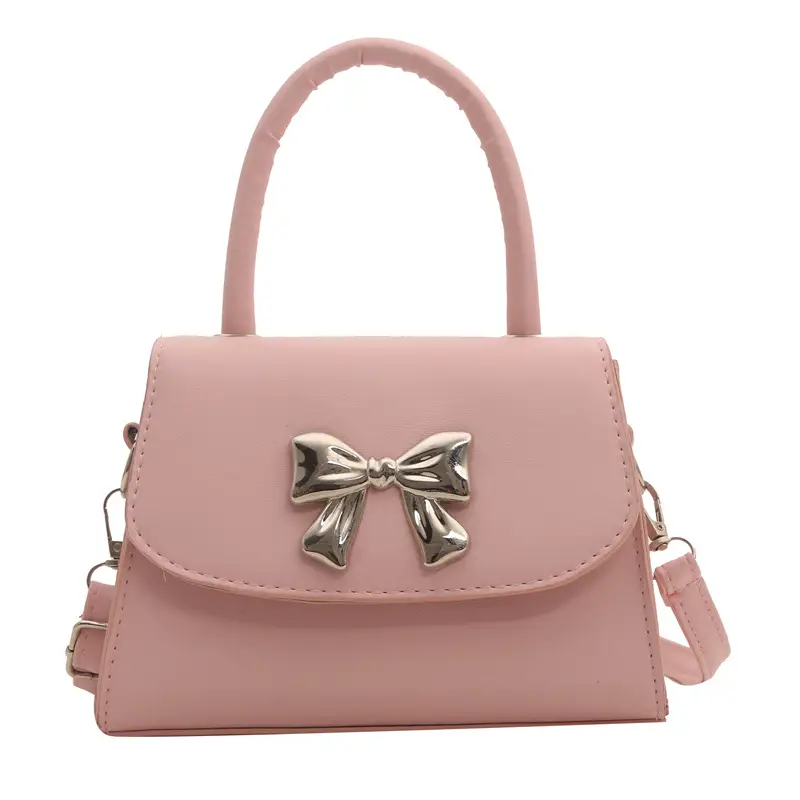 Bow Decorated Shoulder Crossbody Bag for Women