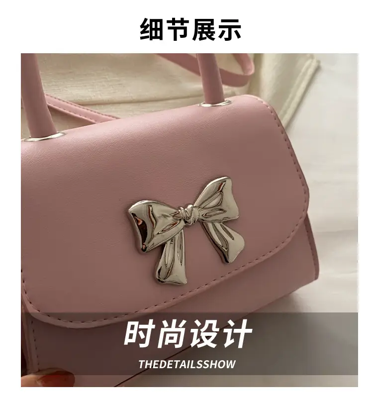 Bow Decorated Shoulder Crossbody Bag for Women — feature 4