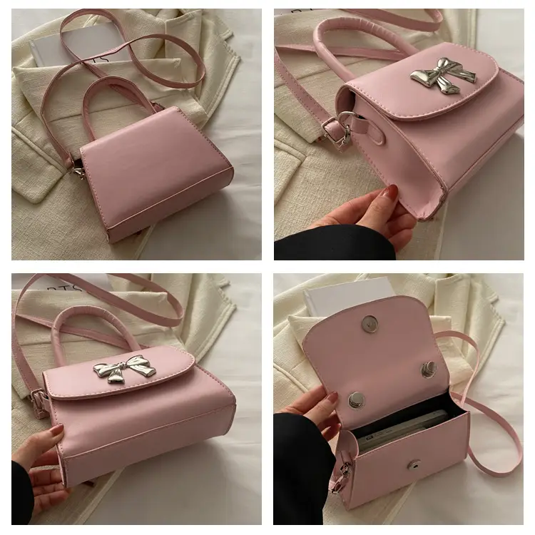 Bow Decorated Shoulder Crossbody Bag for Women — feature 9
