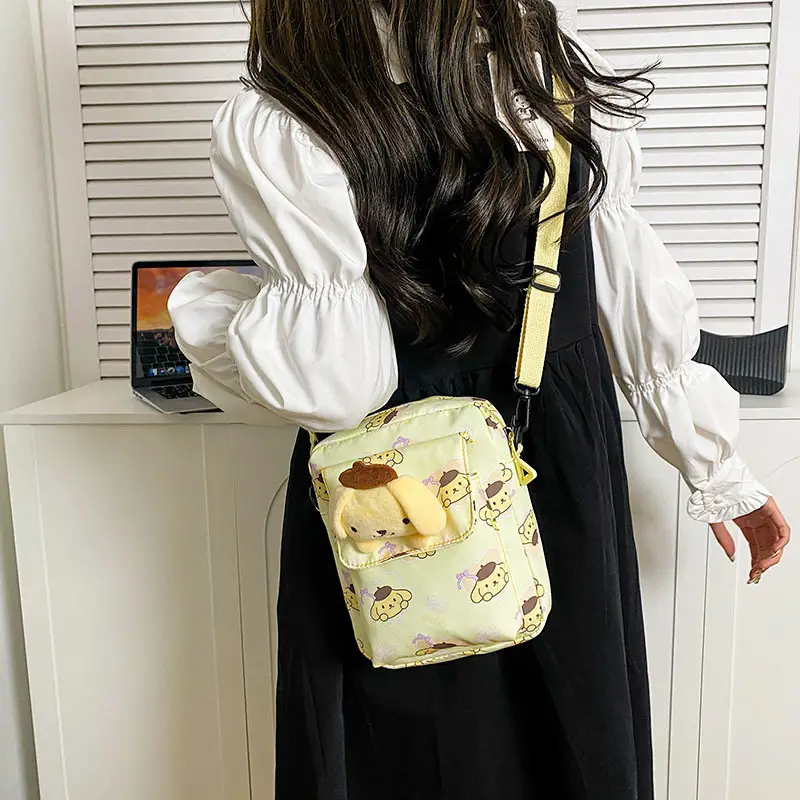 Cute Cartoon Crossbody Bag Mint Green for Girls - Image 8