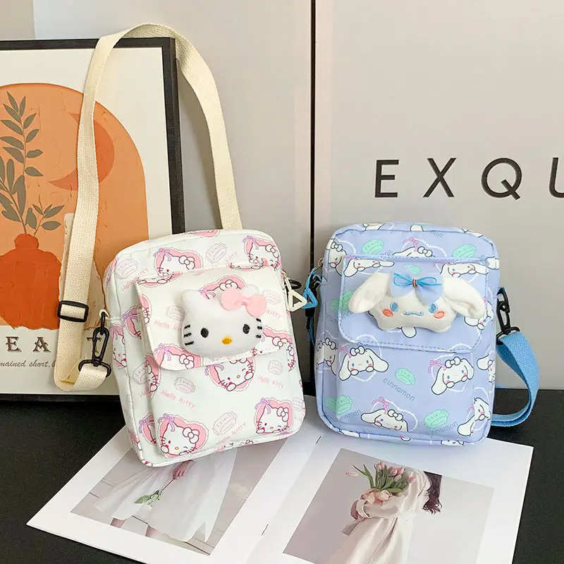 Cute Cartoon Crossbody Bag Mint Green for Girls - Image 10
