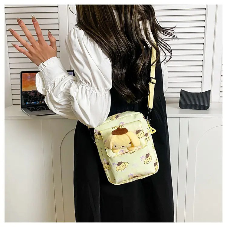 Cute Cartoon Crossbody Bag Mint Green for Girls — feature 13