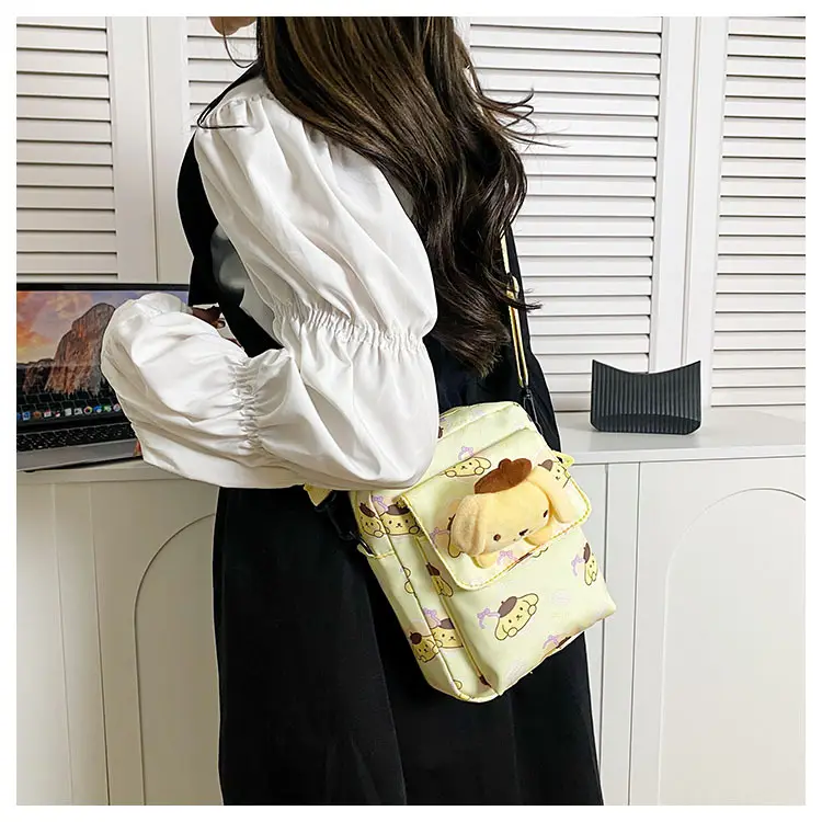 Cute Cartoon Crossbody Bag Mint Green for Girls — feature 14