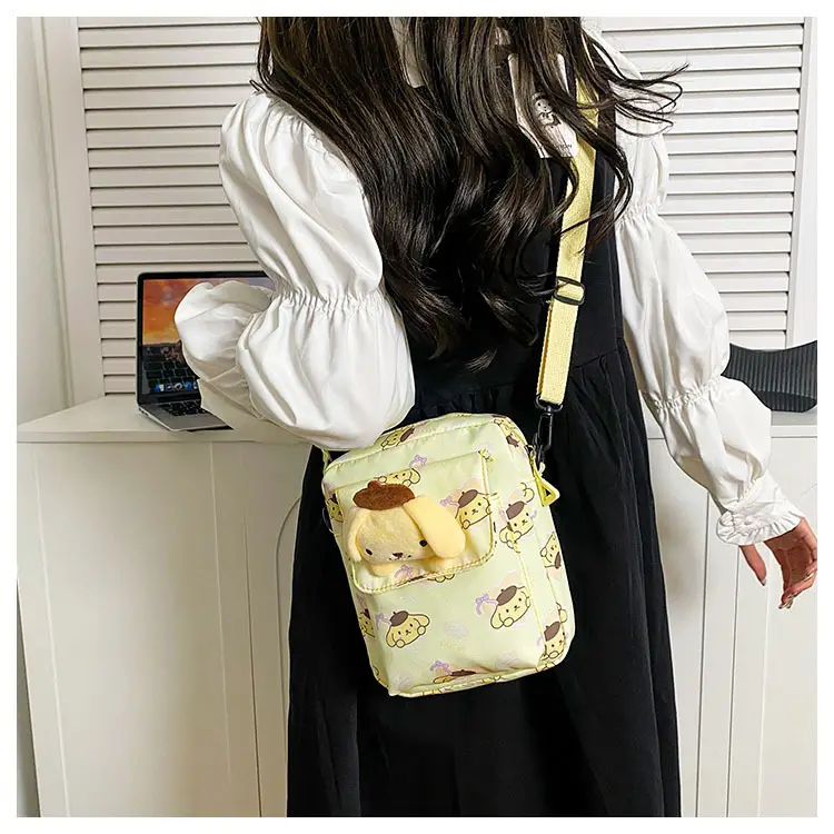 Cute Cartoon Crossbody Bag Mint Green for Girls — feature 16