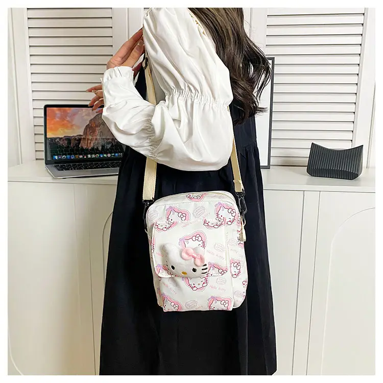 Cute Cartoon Crossbody Bag Mint Green for Girls — feature 18