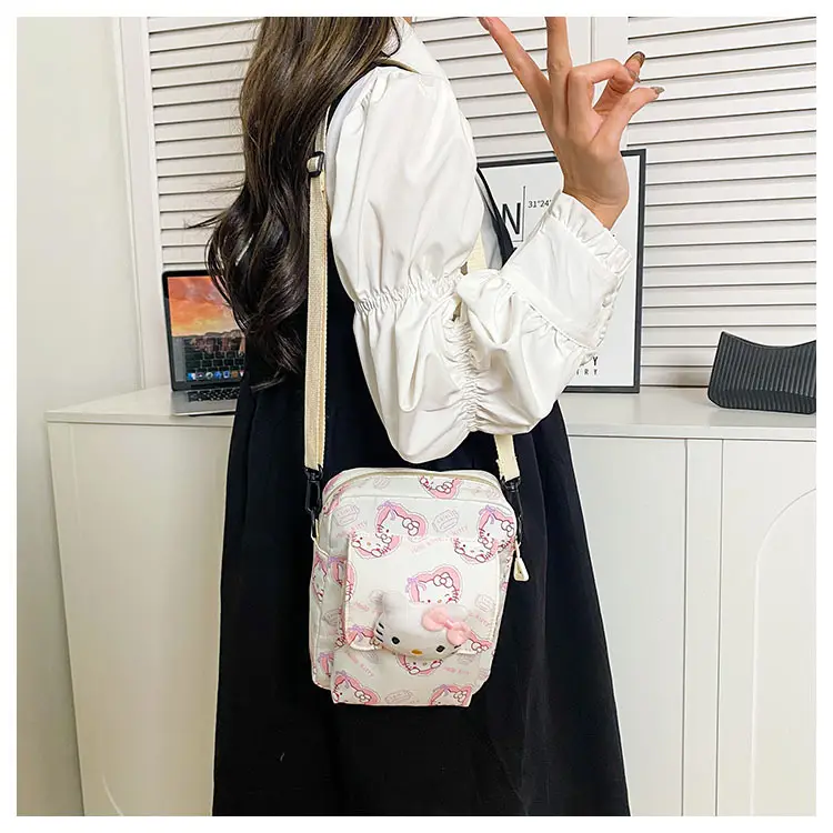 Cute Cartoon Crossbody Bag Mint Green for Girls — feature 20