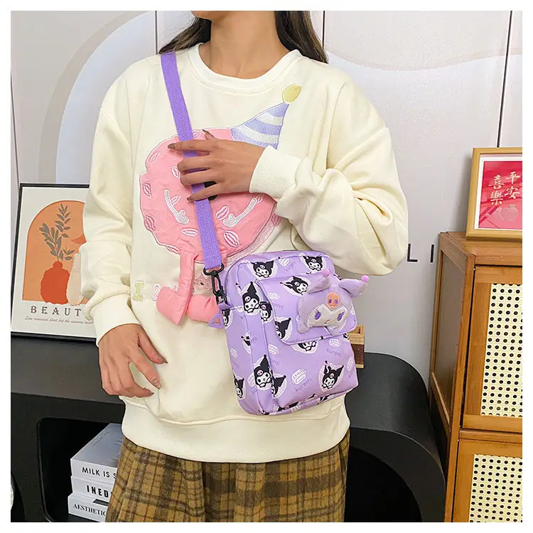 Cute Cartoon Crossbody Bag Mint Green for Girls — feature 31