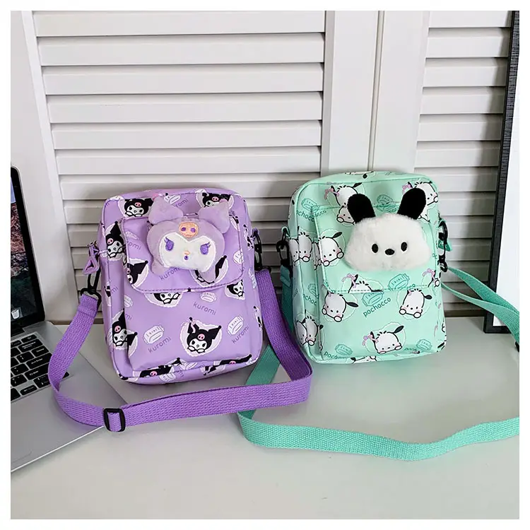 Cute Cartoon Crossbody Bag Mint Green for Girls — feature 37