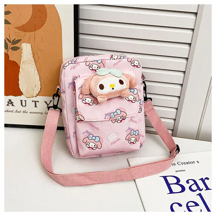 Cute Cartoon Crossbody Bag Mint Green for Girls — feature 44