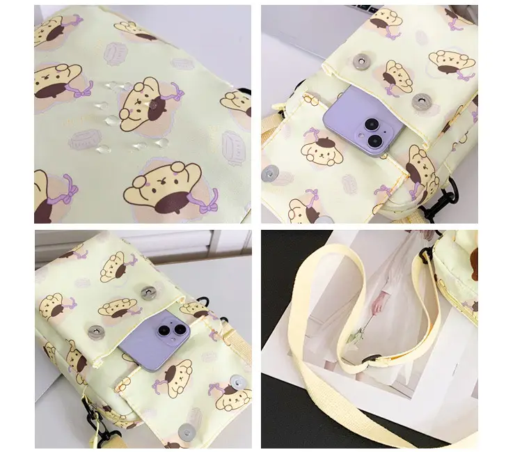 Cute Cartoon Crossbody Bag Mint Green for Girls — feature 5