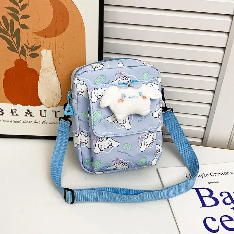 Cute Cartoon Crossbody Bag Mint Green for Girls - Image 3