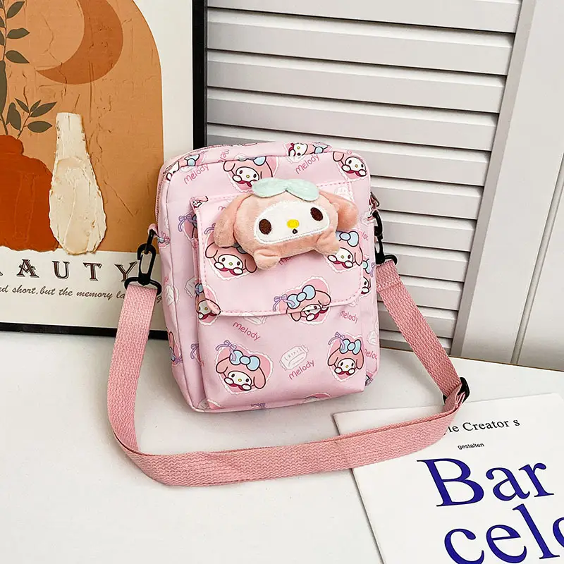 Cute Cartoon Crossbody Bag Mint Green for Girls - Image 4
