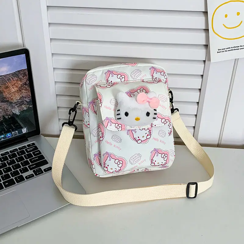 Cute Cartoon Crossbody Bag Mint Green for Girls - Image 5