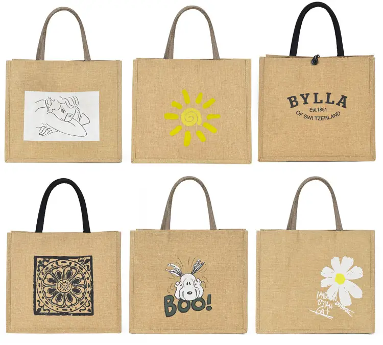 Linen Tote Bag for Women with Elephant Design — feature 21