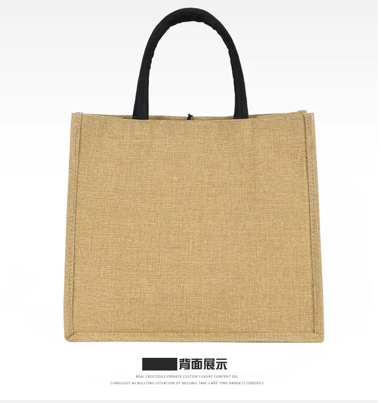 Linen Tote Bag for Women with Elephant Design — feature 26