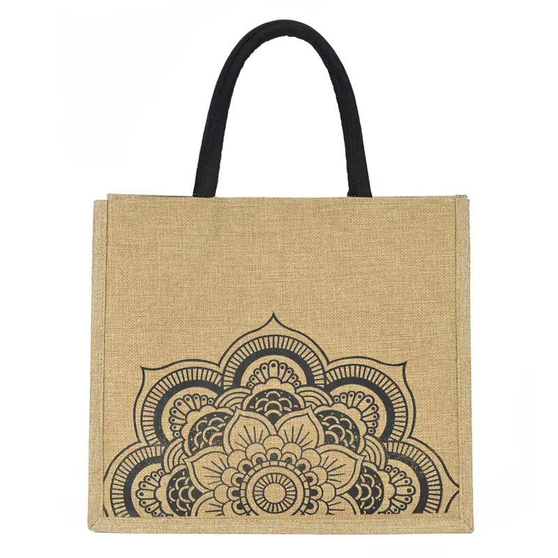 Linen Tote Bag for Women with Elephant Design - Image 9