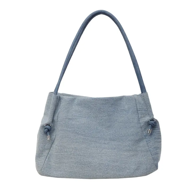 Women's 2024 Denim Shoulder Bag Large Capacity Korean Style