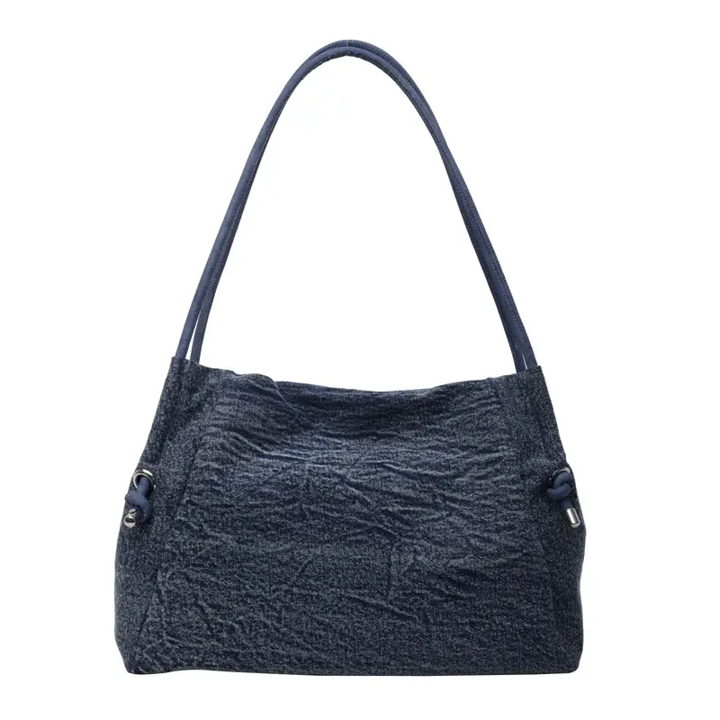 Women's 2024 Denim Shoulder Bag Large Capacity Korean Style