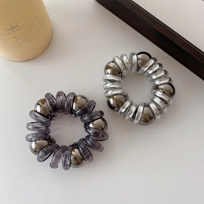 Pearl Hair Rope for Women Elegant High Elastic - Image 7