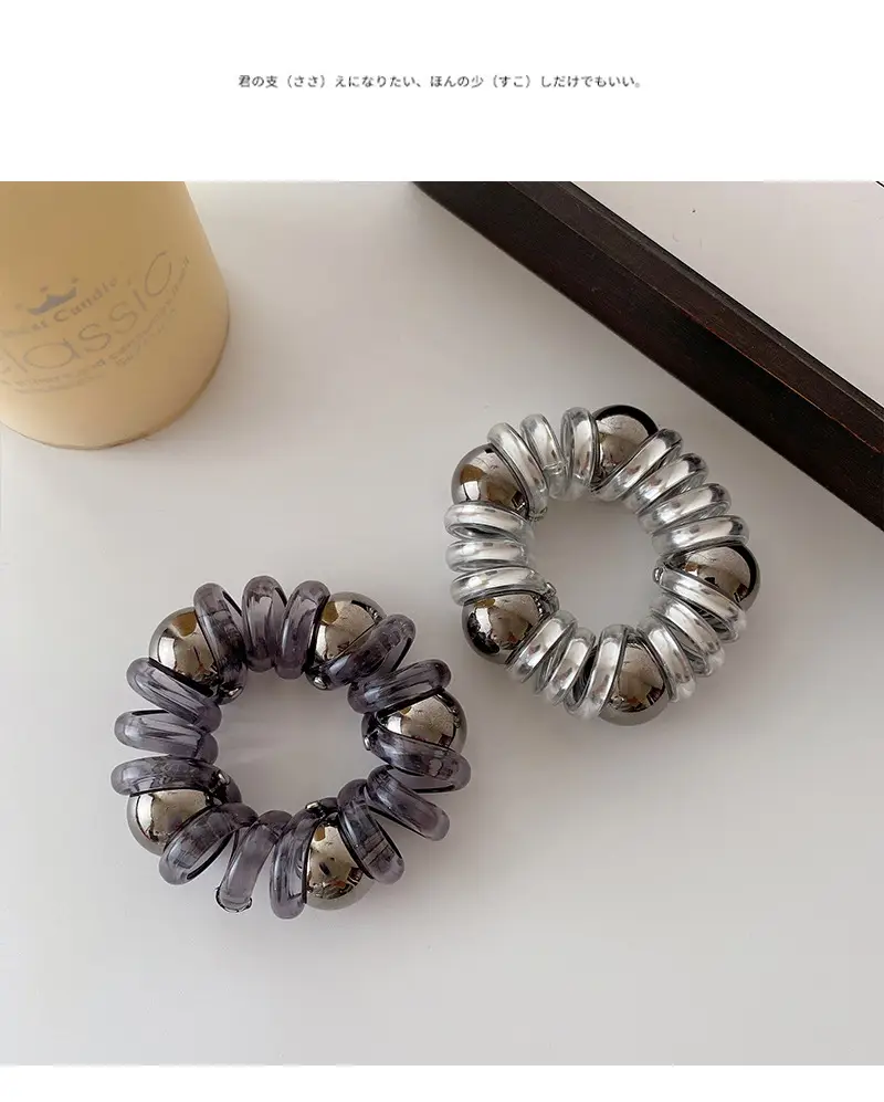 Pearl Hair Rope for Women Elegant High Elastic — feature 29