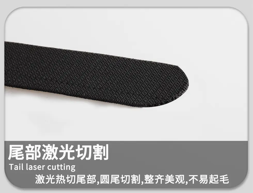 Men's Black Nylon Tactical Belt with Adjustable Buckle — feature 13