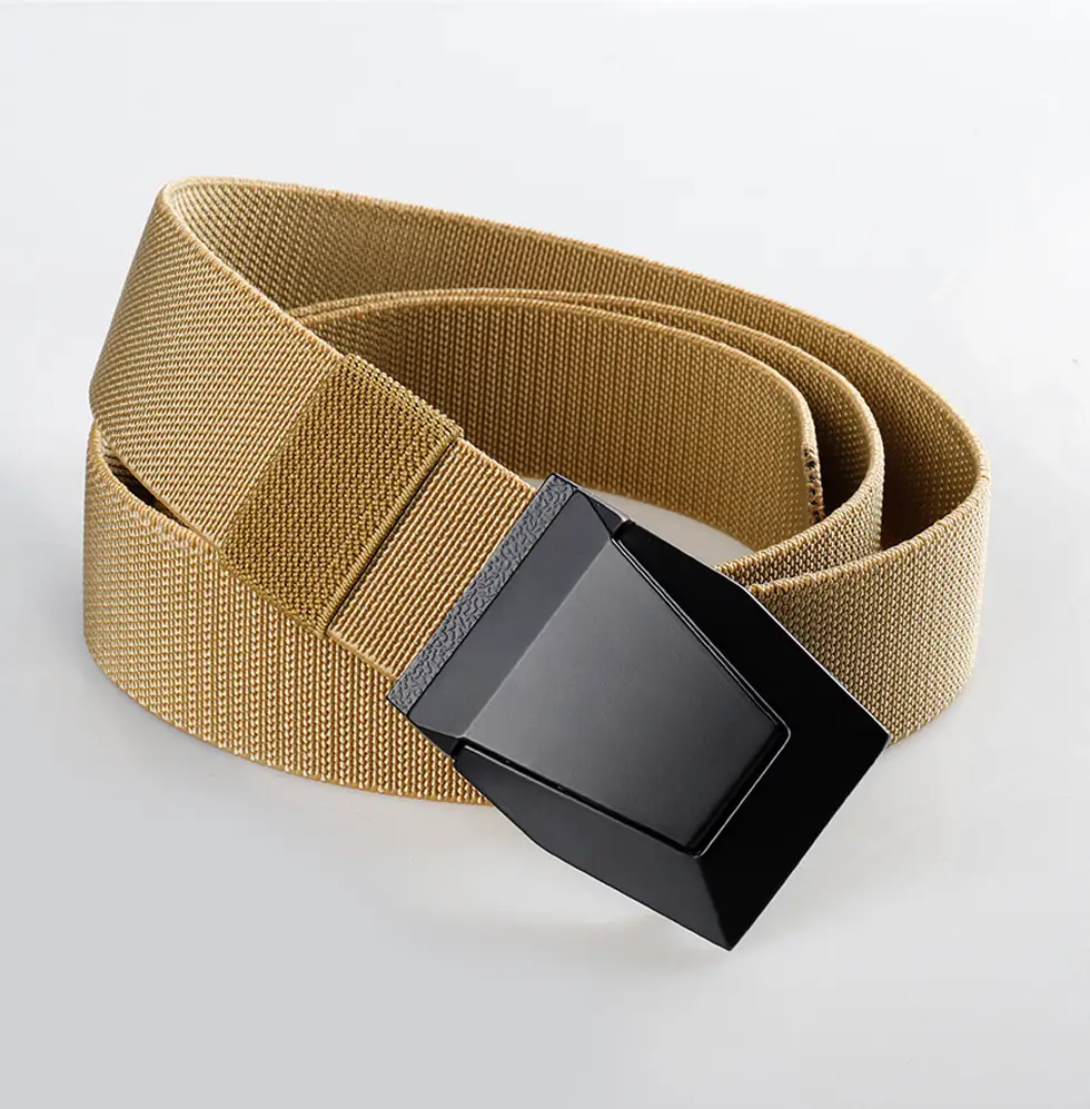 Men's Black Nylon Tactical Belt with Adjustable Buckle — feature 16