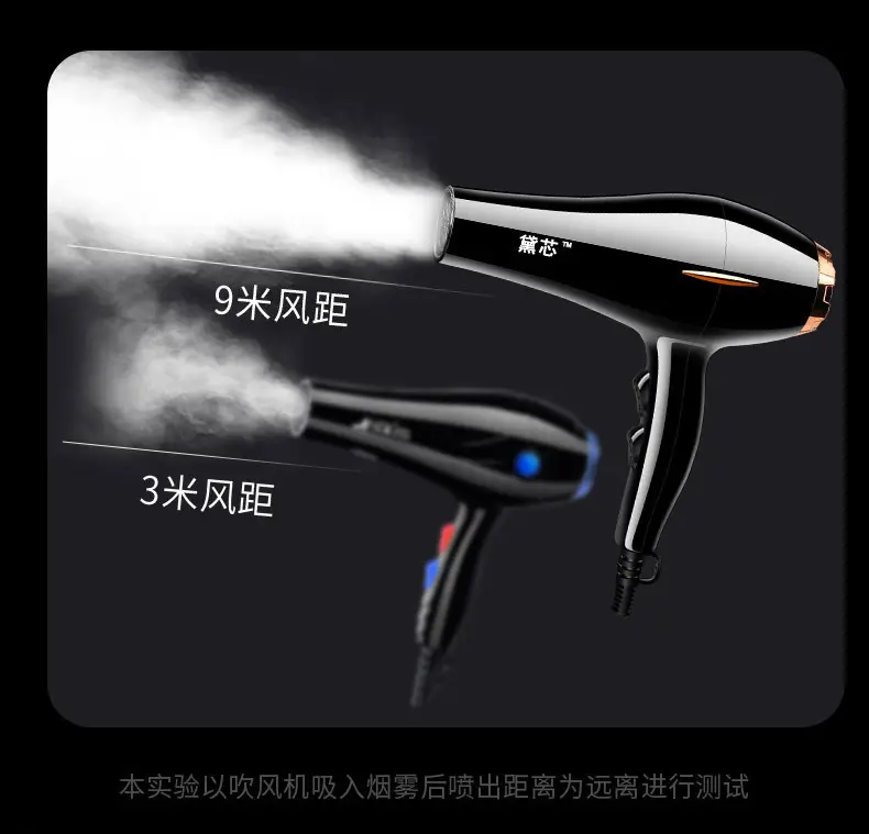 Negative Ion Hair Dryer with Big Wind & Blue Light — feature 11