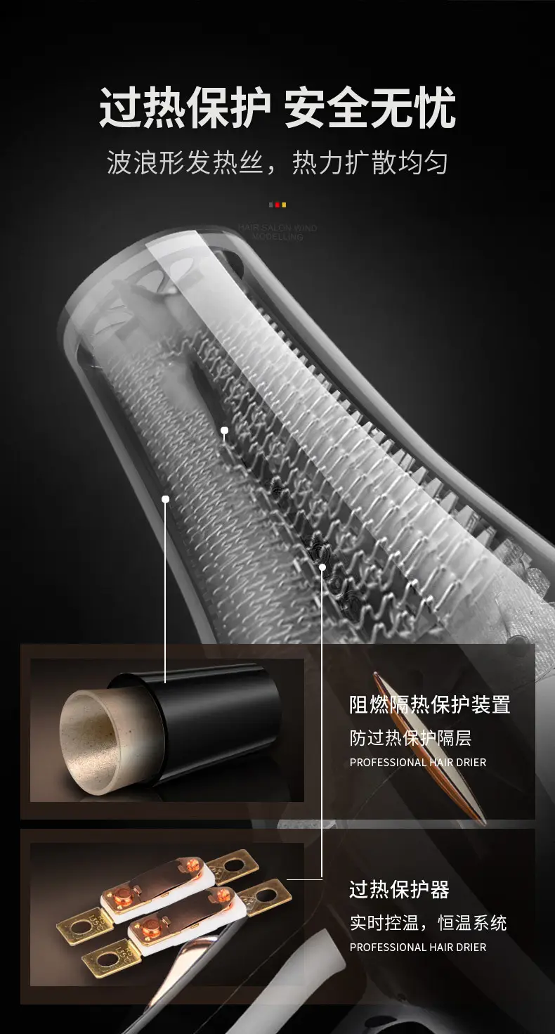Negative Ion Hair Dryer with Big Wind & Blue Light — feature 13