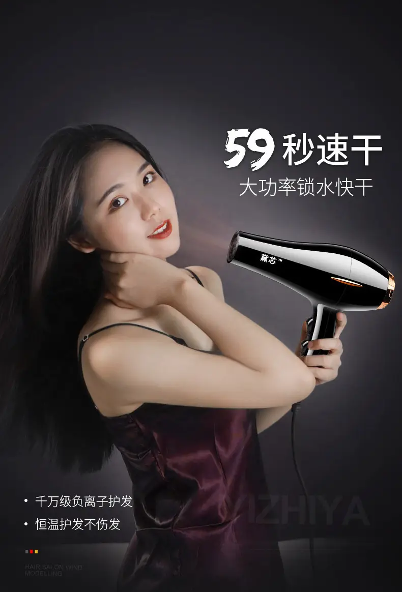 Negative Ion Hair Dryer with Big Wind & Blue Light — feature 8