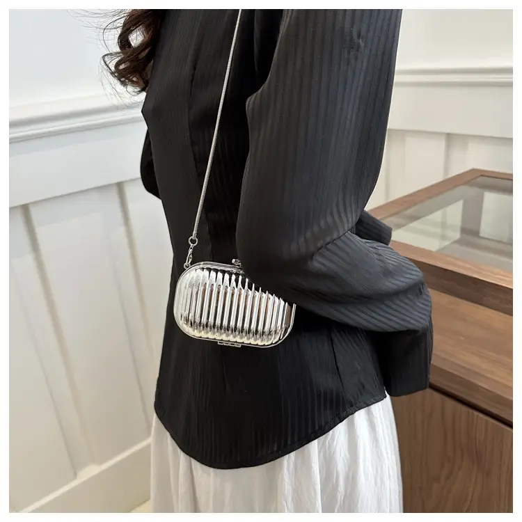Silver Chain Shoulder Bag for Women 2024 Spring New — feature 19