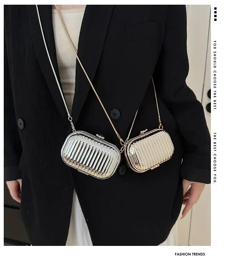 Silver Chain Shoulder Bag for Women 2024 Spring New — feature 2