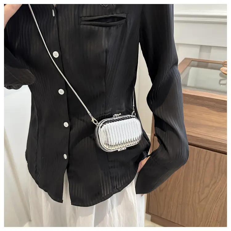 Silver Chain Shoulder Bag for Women 2024 Spring New — feature 20