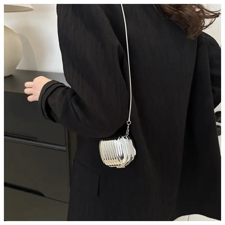 Silver Chain Shoulder Bag for Women 2024 Spring New — feature 34