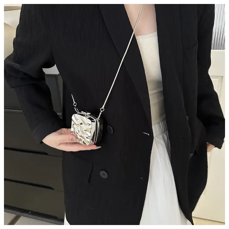 Silver Chain Shoulder Bag for Women 2024 Spring New — feature 38