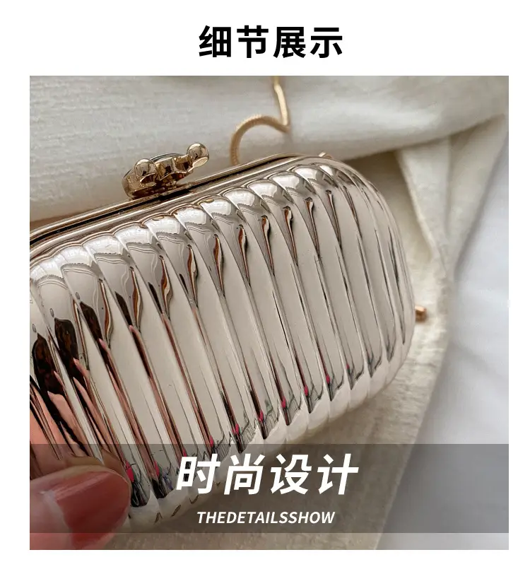 Silver Chain Shoulder Bag for Women 2024 Spring New — feature 4