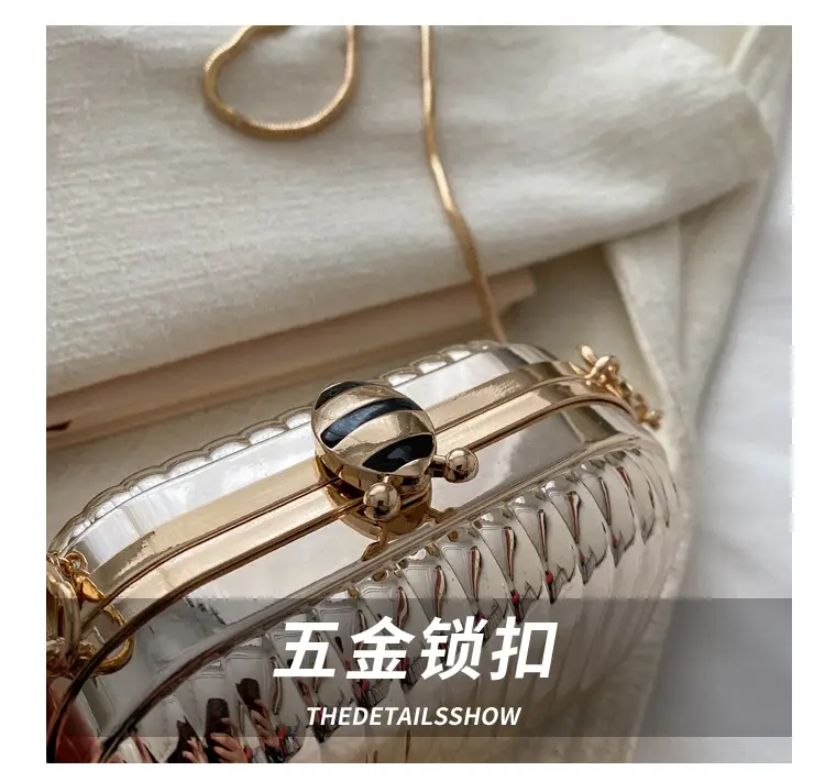 Silver Chain Shoulder Bag for Women 2024 Spring New — feature 5