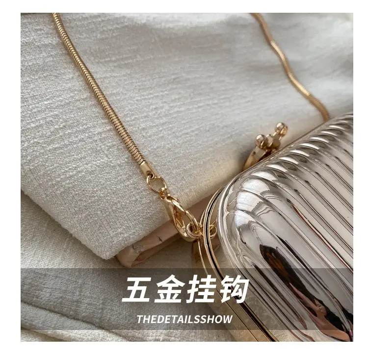Silver Chain Shoulder Bag for Women 2024 Spring New — feature 6