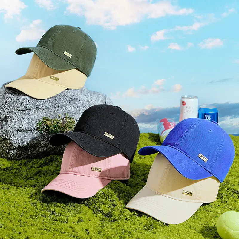 2025 Summer Pink Baseball Cap Washable Cotton - Image 12