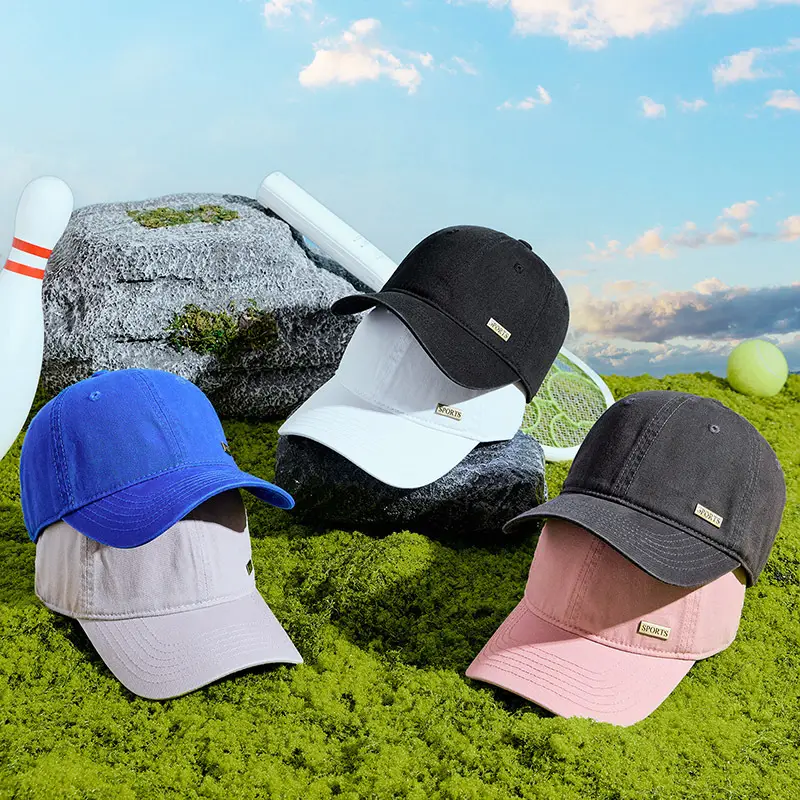 2025 Summer Pink Baseball Cap Washable Cotton - Image 13