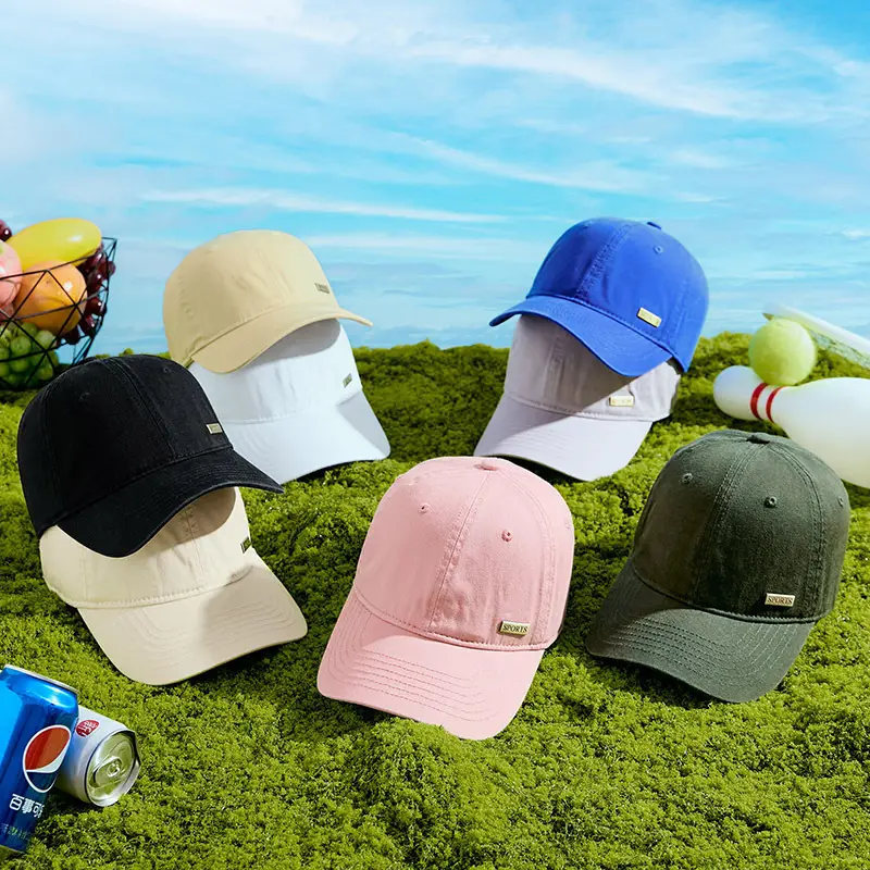 2025 Summer Pink Baseball Cap Washable Cotton - Image 14