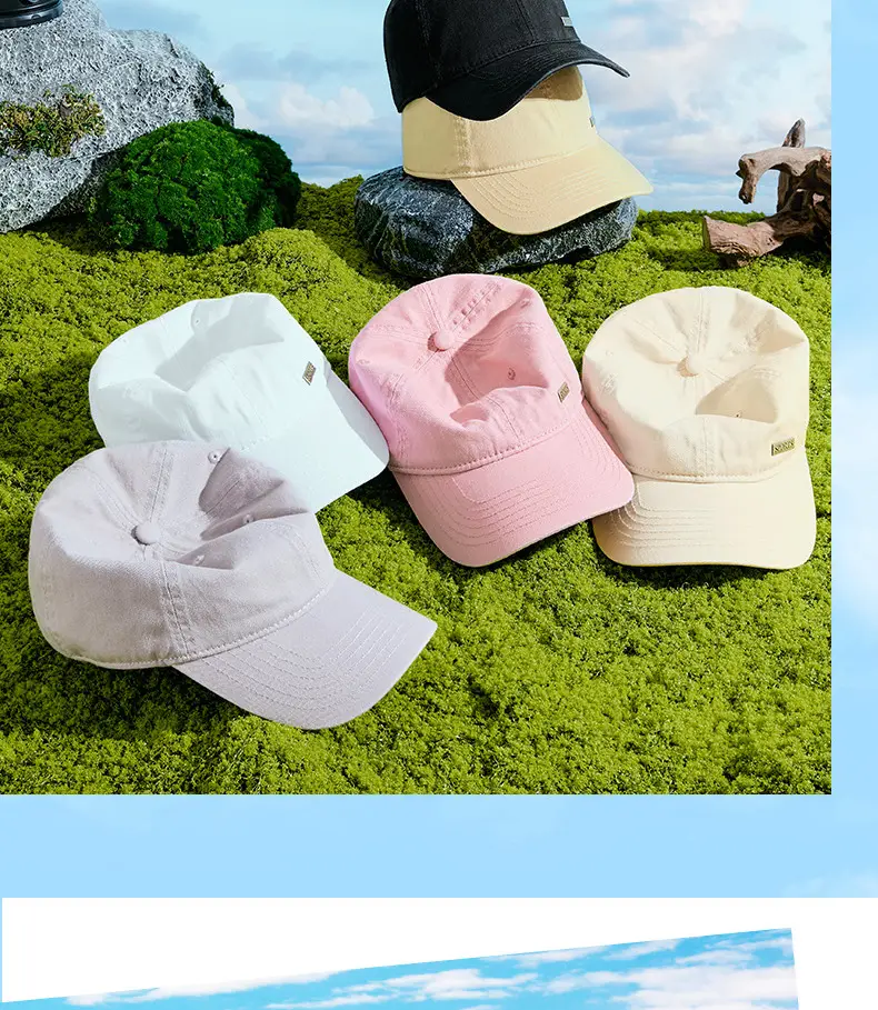2025 Summer Pink Baseball Cap Washable Cotton — feature 17