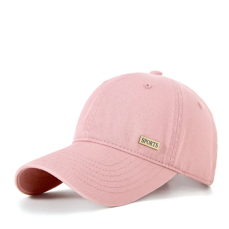 2025 Summer Pink Baseball Cap Washable Cotton - Image 6
