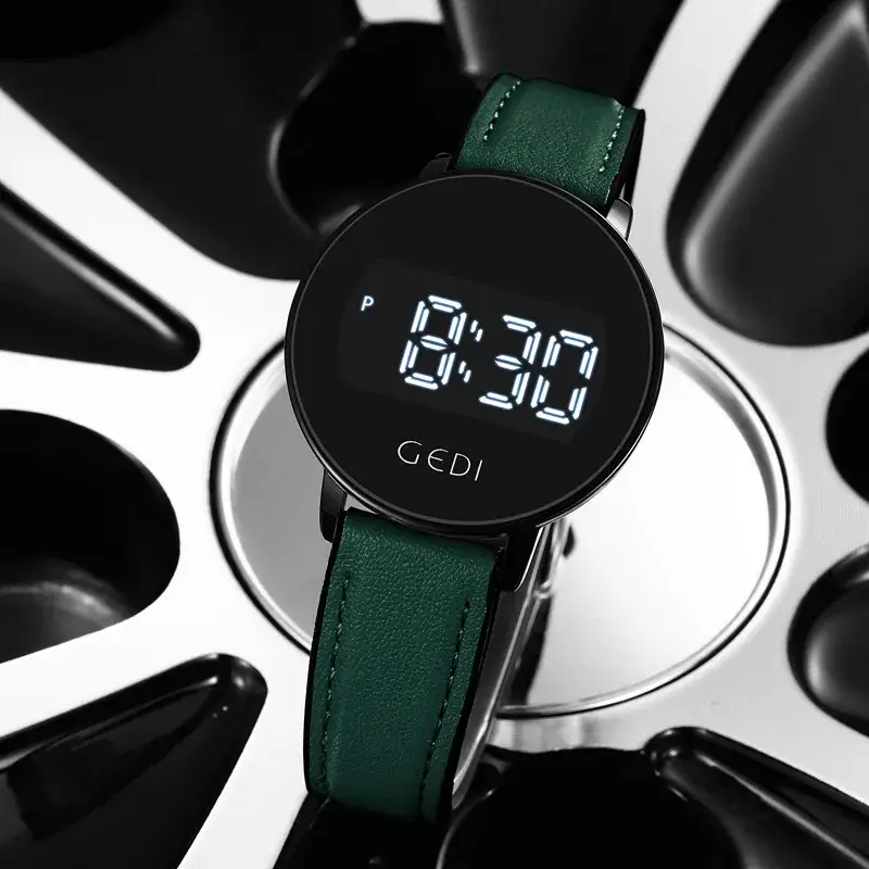 Goldie Digital Display Watch with Silicone Band - Image 7