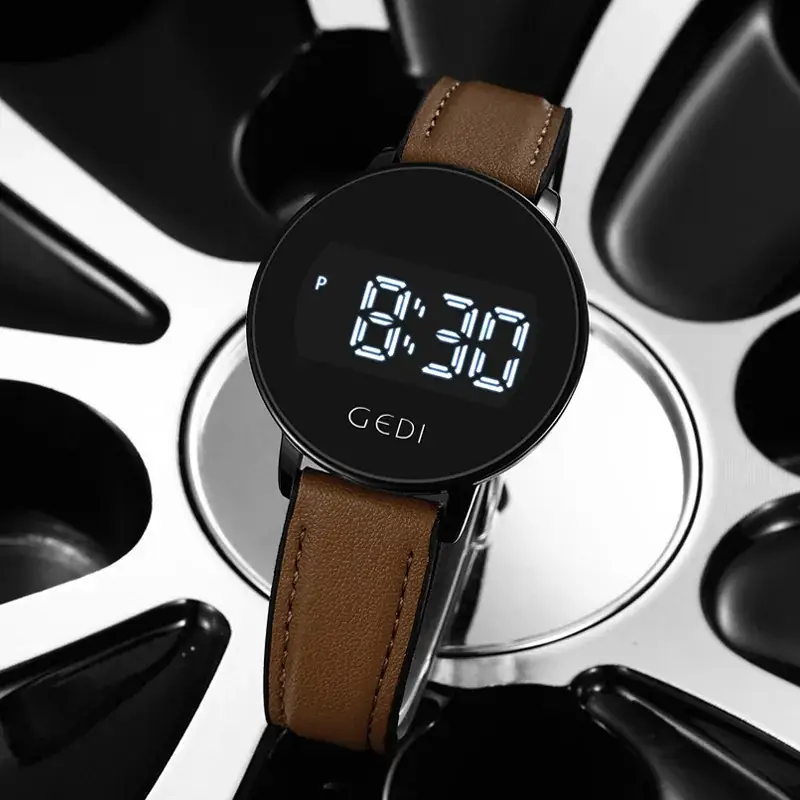 Goldie Digital Display Watch with Silicone Band - Image 8