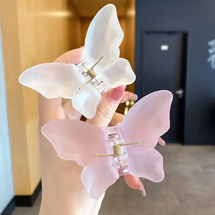 Transparent Butterfly Hair Clip for Girls Summer - Image 8