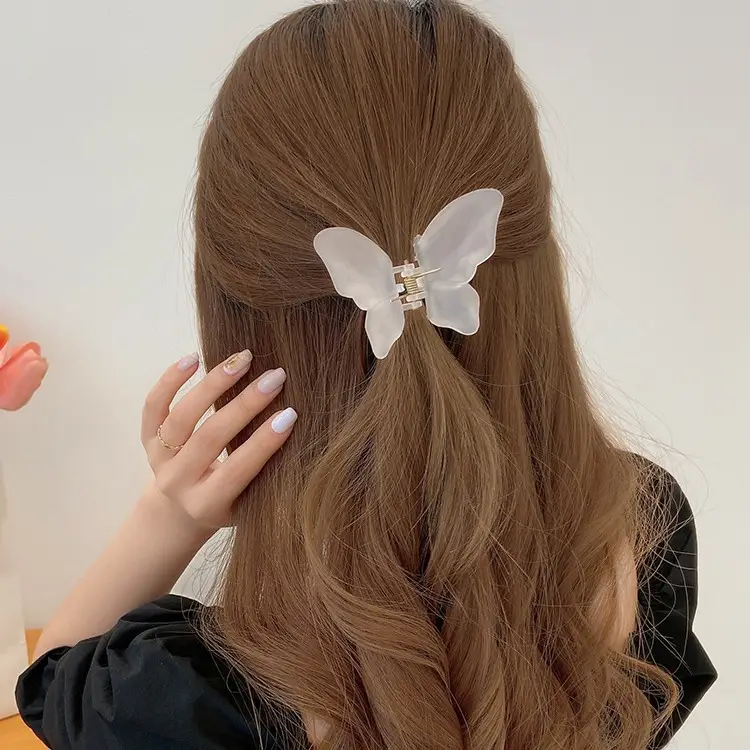 Transparent Butterfly Hair Clip for Girls Summer - Image 10