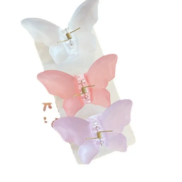 Transparent Butterfly Hair Clip for Girls Summer - Image 11