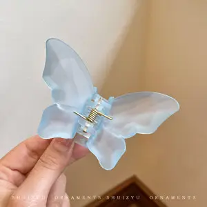 Transparent Butterfly Hair Clip for Girls Summer - Image 2