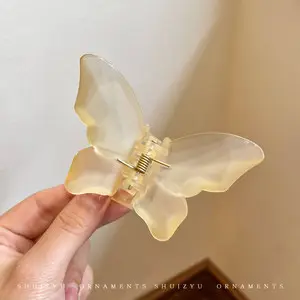 Transparent Butterfly Hair Clip for Girls Summer - Image 3