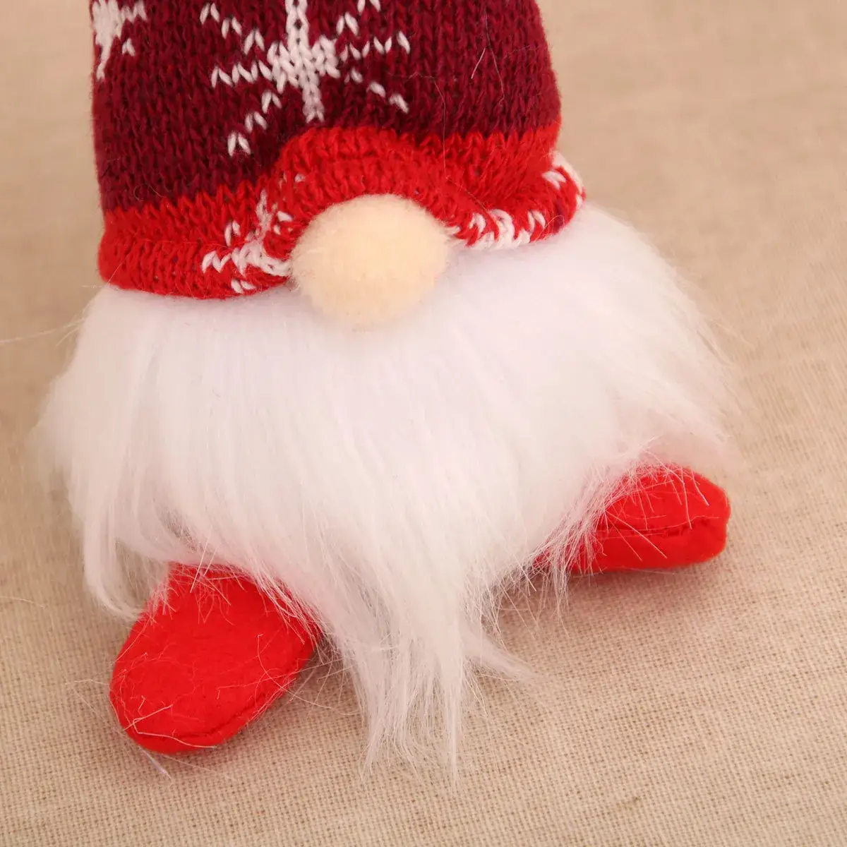 Christmas Knitted Snowflake Hat Dolls Set of 6 — feature 11
